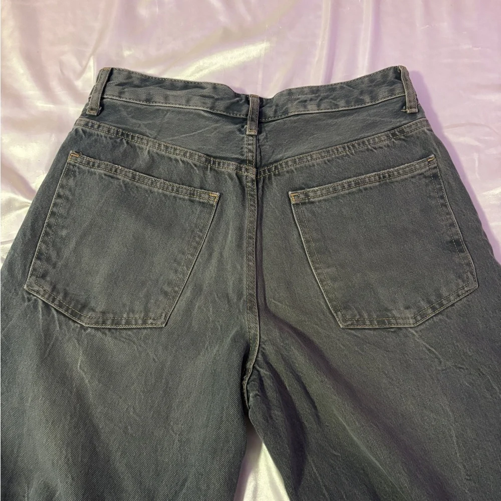 Zara Women’s Charcoal Barrel Jeans - Picture 4 of 4